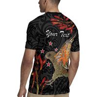 Personalised New Zealand Kea Rugby Jersey Nestor Notabilis With Harakeke Maori Pattern LT14 - Polynesian Pride