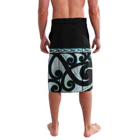 Kia Ora New Zealand Lavalava Aotearoa Proud Maori Paua Shell Silver Fern - Polynesian Pride