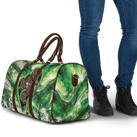 Piwakawaka New Zealand Christmas In July Travel Bag NZ Aroha Koru Fern Marble Vibes LT14 - Polynesian Pride