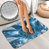 Tui Bird New Zealand Christmas In July Bathroom Set NZ Aroha Koru Fern Marble Vibes