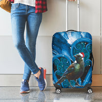 Tui Bird New Zealand Christmas In July Luggage Cover NZ Aroha Koru Fern Marble Vibes LT14 - Polynesian Pride