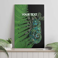 Personalised New Zealand Darts Canvas Wall Art Aotearoa Maori Fern Mix Manaia Tattoo LT14 - Polynesian Pride
