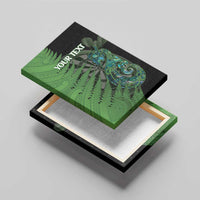 Personalised New Zealand Darts Canvas Wall Art Aotearoa Maori Fern Mix Manaia Tattoo LT14 - Polynesian Pride