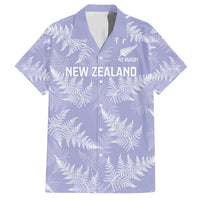 New Zealand Silver Fern Rugby Custom Family Matching Short Sleeve Bodycon Dress and Hawaiian Shirt Go Aotearoa Champions Purple Version LT14 Dad's Shirt - Short Sleeve Purple - Polynesian Pride