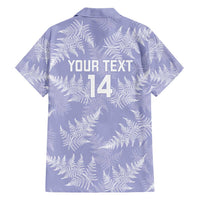 New Zealand Silver Fern Rugby Custom Family Matching Short Sleeve Bodycon Dress and Hawaiian Shirt Go Aotearoa Champions Purple Version LT14 - Polynesian Pride
