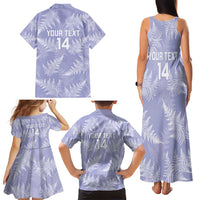 New Zealand Silver Fern Rugby Custom Family Matching Tank Maxi Dress and Hawaiian Shirt Go Aotearoa Champions Purple Version LT14 - Polynesian Pride