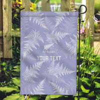 New Zealand Silver Fern Rugby Custom Garden Flag Go Aotearoa Champions Purple Version - Polynesian Pride
