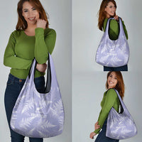 New Zealand Silver Fern Rugby Custom Grocery Bag Go Aotearoa Champions Purple Version - Polynesian Pride