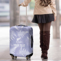 New Zealand Silver Fern Rugby Custom Luggage Cover Go Aotearoa Champions Purple Version - Polynesian Pride