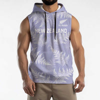 New Zealand Silver Fern Rugby Custom Sleeveless Hoodie Go Aotearoa Champions Purple Version - Polynesian Pride