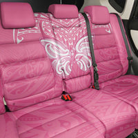 New Zealand Breast Cancer Awareness Back Car Seat Cover Maori Butterfly Pink Ribbon LT14 - Polynesian Pride