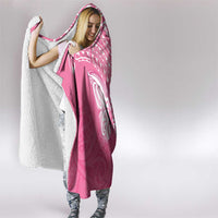 New Zealand Breast Cancer Awareness Hooded Blanket Maori Butterfly Pink Ribbon LT14 - Polynesian Pride
