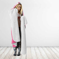 New Zealand Breast Cancer Awareness Hooded Blanket Maori Butterfly Pink Ribbon LT14 - Polynesian Pride