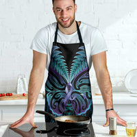 Suicide Prevention New Zealand Apron Aotearoa Maori Butterfly Mix Silver Fern - Polynesian Pride