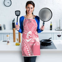 Personalised Polynesia Breast Cancer Awareness Apron Brave Strong Butterfly Pink Ribbon LT14 - Polynesian Pride
