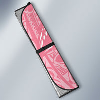 Personalised Polynesia Breast Cancer Awareness Auto Sun Shade Brave Strong Butterfly Pink Ribbon