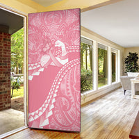 Personalised Polynesia Breast Cancer Awareness Door Cover Brave Strong Butterfly Pink Ribbon