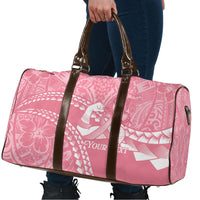 Personalised Polynesia Breast Cancer Awareness Travel Bag Brave Strong Butterfly Pink Ribbon