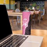 Personalised Polynesia Breast Cancer Awareness Skinny Tumbler Fight With Hope Pink Ribbon Boxing Gloves