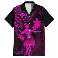 Hawaii Kid Hawaiian Shirt Hula Girl Mix Polynesian Plumeria Pink Version LT14 Kid Pink - Polynesian Pride