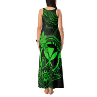 hawaii-tank-maxi-dress-shaka-tattoo-mix-polynesian-plumeria-green-version
