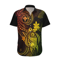 Hawaii Hawaiian Shirt Turtle Mix Polynesian Plumeria Reggae Version LT14 Reggae - Polynesian Pride