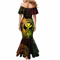 Hawaii Mermaid Dress Turtle Mix Polynesian Plumeria Reggae Version LT14 - Polynesian Pride