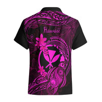 Hawaii Hawaiian Shirt Turtle Mix Polynesian Plumeria Pink Version LT14 - Polynesian Pride