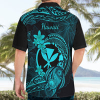 Hawaii Hawaiian Shirt Turtle Mix Polynesian Plumeria Turquoise Version LT14 - Polynesian Pride