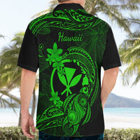 Hawaii Hawaiian Shirt Turtle Mix Polynesian Plumeria Green Version LT14 - Polynesian Pride