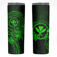 Hawaii Skinny Tumbler Turtle Mix Polynesian Plumeria Green Version LT14 Green - Polynesian Pride
