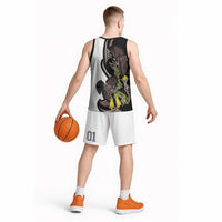 New Zealand Valentines Day Basketball Jersey Piwakawaka Lovers Maori Koru Tattoo - Polynesian Pride