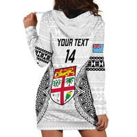 Custom Fiji Rugby Hoodie Dress 2023 Go Champions World Cup Fijian Tapa Pattern LT14 - Polynesian Pride
