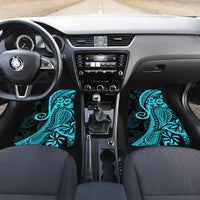 Polynesia Paisley Car Mats Polynesian With Tropical Flowers - Turquoise LT14 - Polynesian Pride
