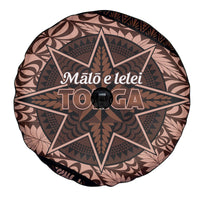 Malo e lelei Tonga Spare Tire Cover Tongan Ngatu Pattern Vintage Vibes LT14 - Polynesian Pride
