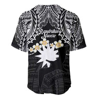 Ekamowir Omo Nauru Baseball Jersey Naoero Twelve-pointed Star Polynesian Tattoo LT14 - Polynesian Pride