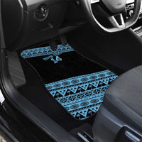 Fiji Rugby 2025 Custom Car Mats Fijian Tapa Toso Viti Toso - Black LT14 - Polynesian Pride