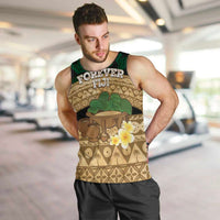 Bula Fiji Kava Bowl Men Tank Top Fijian Tapa Cloth Vintage Vibe