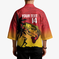 Custom Papua New Guinea Cricket Kimono PNG Barramundis - Polynesian Pride