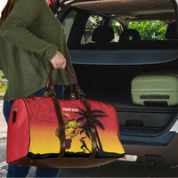 Custom Papua New Guinea Cricket Travel Bag PNG Barramundis - Polynesian Pride