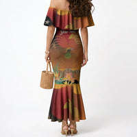 Personalised Papua New Guinea Independence Day Mermaid Dress One People One Nation One Country