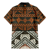 Bula Fiji Tapa Family Matching Mermaid Dress and Hawaiian Shirt Fijian Masi Vintage Vibes LT14 - Polynesian Pride