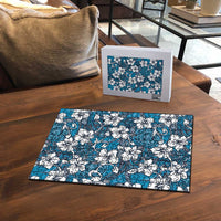 Karakarawa Bula Fiji Puzzle Fijian Tapa Seamless Hibiscus LT14 - Polynesian Pride