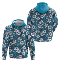 Karakarawa Bula Fiji Zip Hoodie Fijian Tapa Seamless Hibiscus - Polynesian Pride