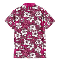 Piqi Bula Fiji Family Matching Mermaid Dress and Hawaiian Shirt Fijian Tapa Seamless Hibiscus LT14 - Polynesian Pride
