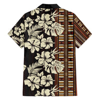 Bula Fiji Masi Family Matching Long Sleeve Bodycon Dress and Hawaiian Shirt Tapa Tropical Hibiscus Half Stylized LT14 - Polynesian Pride