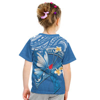 Polynesia Diabetes Awareness Month Kid T Shirt In November We Wear Blue