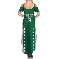 Custom Hawaii Volleyball Family Matching Summer Maxi Dress and Hawaiian Shirt Hawaiian Kakau Pattern