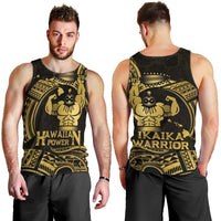 Gold Hawaii Ikaika Warrior Men Tank Top Hawaiian Power