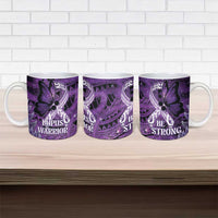 Lupus Awareness Month New Zealand Ceramic Mug Be Strong Warrior Maori Silver Fern